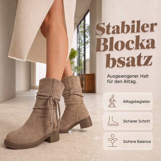 Lässige, weiche Damen-Stiefel bis zur Wade