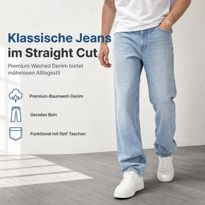 Klassische gerade Jeans für Herren