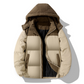 🔥Beliebtes Produkt ！✨Herren Winter-Steppjacke mit Kapuze im Color-Block-Design