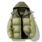 🔥Beliebtes Produkt ！✨Herren Winter-Steppjacke mit Kapuze im Color-Block-Design