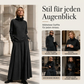 📢🎉50%Rabatt!!!🛍️✨Damen-Set aus Rollkragenoberteil und Maxirock