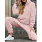 📢🎉50%Rabatt!!!🛍️✨Plüsch-Kapuzenpullover und Hose Lounge-Set für Damen