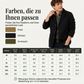 Herren-Slim-Fit-Jacke mit Kerbkragen
