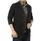 Herren-Slim-Fit-Jacke mit Kerbkragen