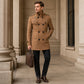 Zweireihiger Trenchcoat für Herren, Slim Fit