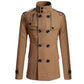 Zweireihiger Trenchcoat für Herren, Slim Fit