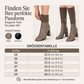 Dehnbare Stiefel für Damen mit hohem Blockabsatz aus Strickmaterial