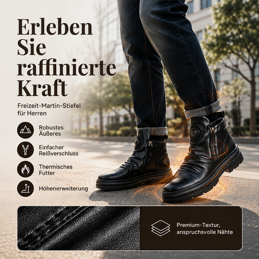 Herren rutschfeste Stiefel mit warmem Futter【Versandkostenfrei】