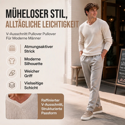 📢🎉50%Rabatt!!!🛍️✨Lässiges Rundstrickoberteil für Herren