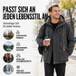 Herzlichkeit Herren Winterparka mit Kapuze und Plüschfutter