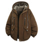 Herzlichkeit Herren Winterparka mit Kapuze und Plüschfutter