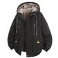 Herzlichkeit Herren Winterparka mit Kapuze und Plüschfutter