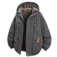 Herzlichkeit Herren Winterparka mit Kapuze und Plüschfutter