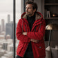 Herzlichkeit Herren Winterparka mit Kapuze und Plüschfutter