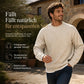 🏅 2000 Stück in 3 Tagen verkauft – schnell sein! Herren Langarm Jacquard Rundhals Sweatshirt Lockere Passform Verdickter Herbst Winter Oberteil Große Größen