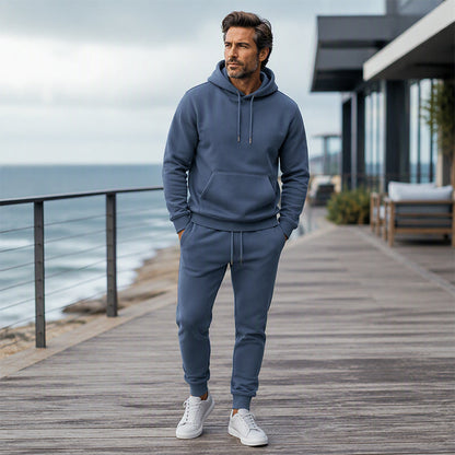 📢🎉50%Rabatt!!!🛍️✨Herren Kapuzen-Sweatshirt und Sweatpants zweiteiliges Trainingsanzug-Set