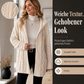 Damen-Casual-Plüschjacke mit Kapuze