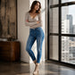 📢🎉50%Rabatt!!!🛍️✨Bequeme, dehnbare Damen-Jeans mit hohem Bund