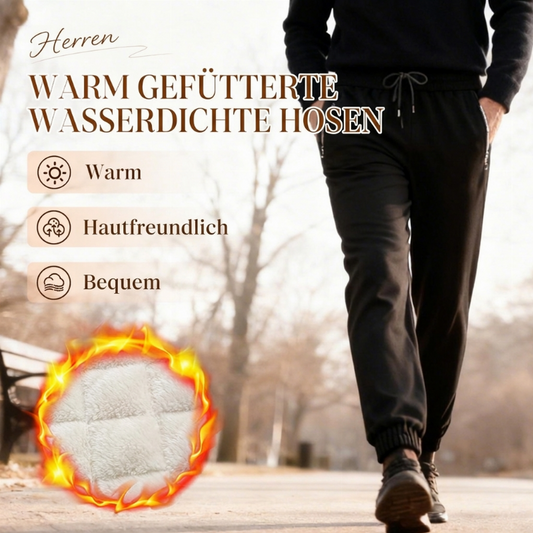 🎪 Neuheiten-Launch + 50% = doppelte Überraschung! Herren wasserdichte Hose mit warmem Futter und Kordelzug