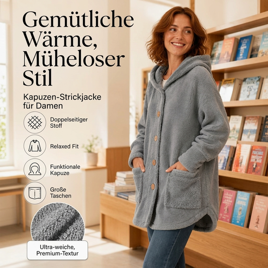 ❄️ Warme Damen Winterjacke mit Kapuze – Kuschelig, warm & immer passend