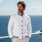 Freizeit-Baseballjacke für Herren mit Jacquard-Muster