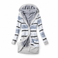 ✨Neu Eingetroffen! Damen mittel-langer Hoodie mit Kapuze, Baumwollfutter