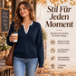 📢🎉50%Rabatt!!!🛍️✨Damen Rollkragen-Strickpullover mit Spitzenbesatz
