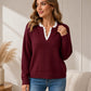📢🎉50%Rabatt!!!🛍️✨Damen Rollkragen-Strickpullover mit Spitzenbesatz