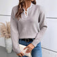 📢🎉50%Rabatt!!!🛍️✨Damen Rollkragen-Strickpullover mit Spitzenbesatz