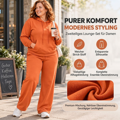 🔥Beliebtes Produkt ！✨Freizeit-Lockeres 2-Teiligem Loungewear-Set für Damen
