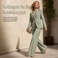 ✈Versandkostenfrei✈Eleganter zweiteiliger Anzug mit tailliertem Blazer und entspannt sitzender weiten Hose