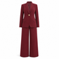 ✈Versandkostenfrei✈Eleganter zweiteiliger Anzug mit tailliertem Blazer und entspannt sitzender weiten Hose