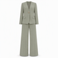 ✈Versandkostenfrei✈Eleganter zweiteiliger Anzug mit tailliertem Blazer und entspannt sitzender weiten Hose