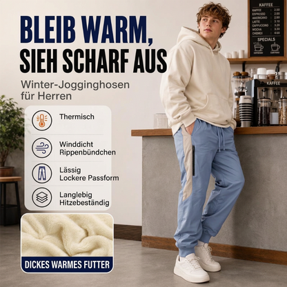 📦 Täglich 500+ Pakete versendet! Herren winddichte thermische Hose mit elastischen Bündchen