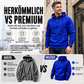 Herren-Casual-Kapuzenpullover mit Viertelreißverschluss
