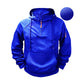 Herren-Casual-Kapuzenpullover mit Viertelreißverschluss