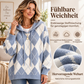 !🛍️✨Damen lässiges Argyle Kapuzenpullover