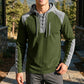 📢📢Räumungsverkauf!!!🎉✨Herren-Strickhoodie im Color-Block-Design, lässiger Stil