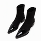 Damen-Stiefeletten im französischen Stil mit spitzer Zehenpartie, schmale Passform, elegante kurze Stiefel für Frühling und Herbst