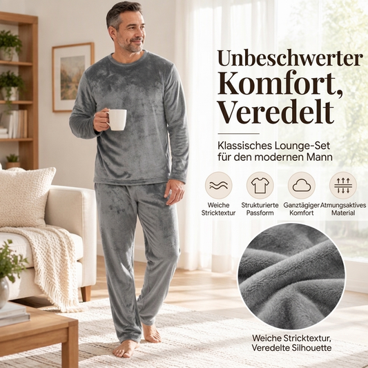 🔥50%Rabatt!!!🔥Bequemes Wärmendes Samt-Schlafanzug-Set für Herren