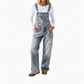 💥 Beliebter Artikel – jetzt im Angebot! 💖✨Damen dehnbare Jeans-Latzhose mit weitem Bein und verstellbaren Trägern