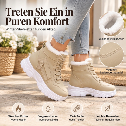 ❄️ 50% RABATT – nur heute! ❄️ Warme Damen-Winter-Stiefeletten mit Plüschfutter – bequem & kuschelig warm