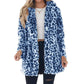 📢Kundenliebling 📢 Stilvoller Damen-Kunstfellmantel mit Leopardenmuster