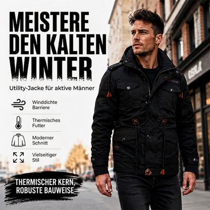 📢Gratis Versand! Solange der Vorrat reicht!📢 Wärmende Winterjacke für Herren mit abnehmbarer Kapuze