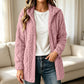 Freizeit-Plüschkapuzenjacke für Damen