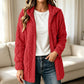 Freizeit-Plüschkapuzenjacke für Damen
