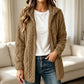 Freizeit-Plüschkapuzenjacke für Damen