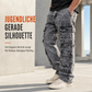 💞Top bewertet + 50% Rabatt!💞 Retro gewaschene Cargo-Jeans mit weitem Bein, Y2K High-Street-Denim-Hose mit Taschen