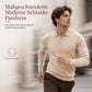 📢Kundenliebling + 50% Rabatt!📢Einfarbiges langärmliges Herren-Strickoberteil, Pullover