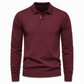 📢Kundenliebling + 50% Rabatt!📢Einfarbiges langärmliges Herren-Strickoberteil, Pullover